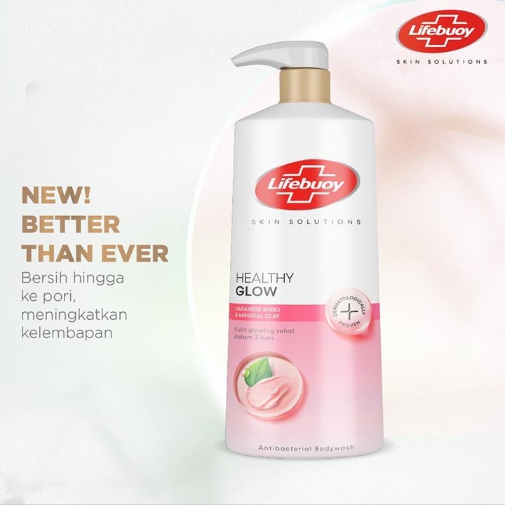 LIFEBUOY HEALTHY GLOW JAPANESE SHISO & MINERAL CLAY 500ML