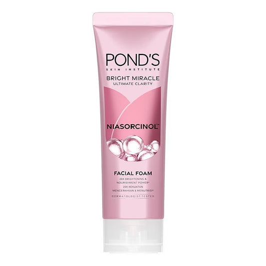 PONDS BRIGHT MIRACLE UNTIMATE CLARITY NIASORCINOL FACIAL FOAM 50G