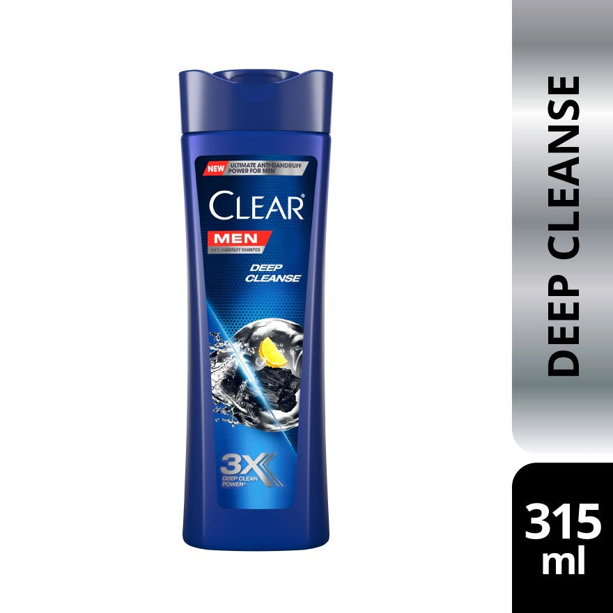 CLEAR MEN ANTI-DANDRUFF SHAMPOO DEEP CLEANSE 315ML