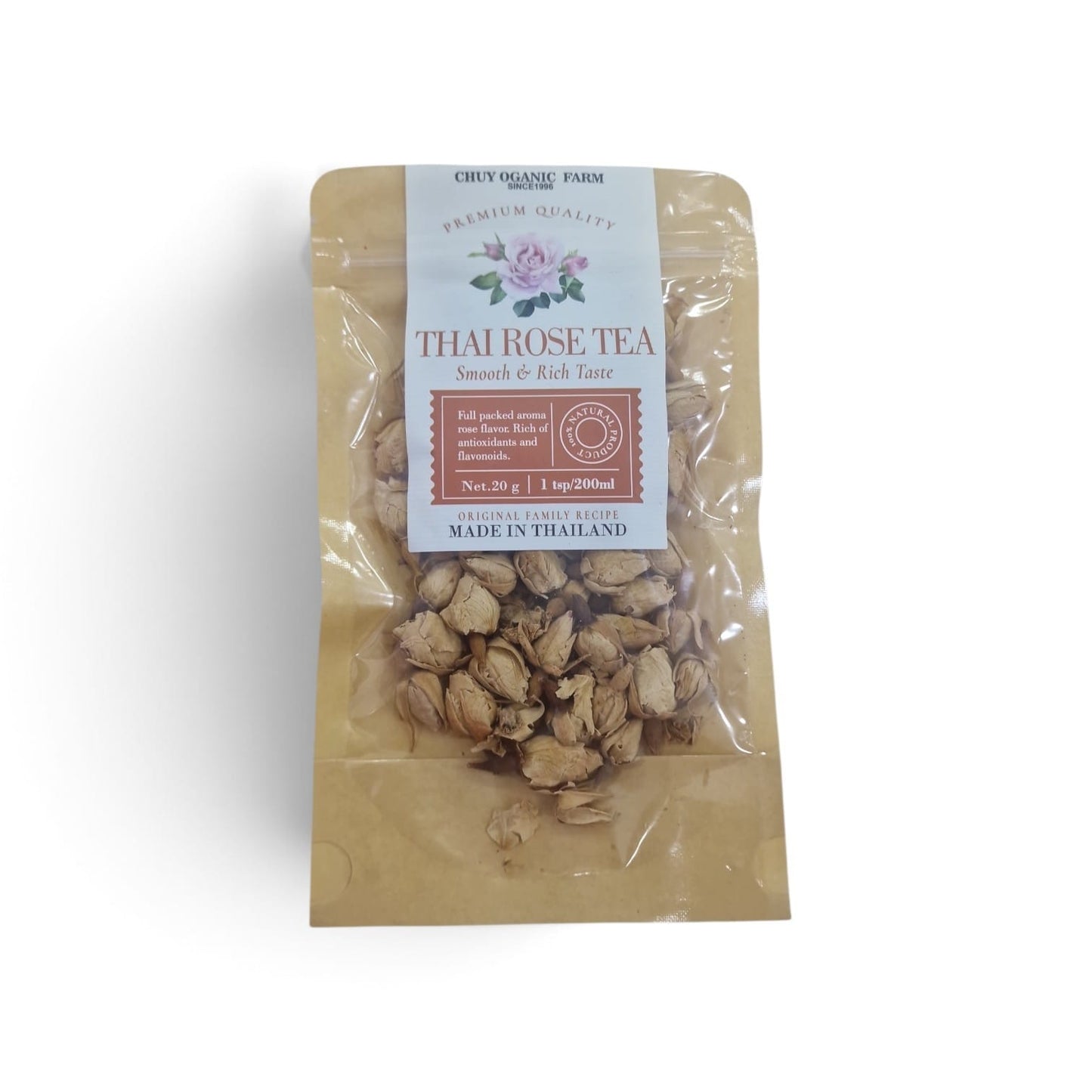 HERBCARE THAI ROSE TEA SMOOTH AND RICH TASTE