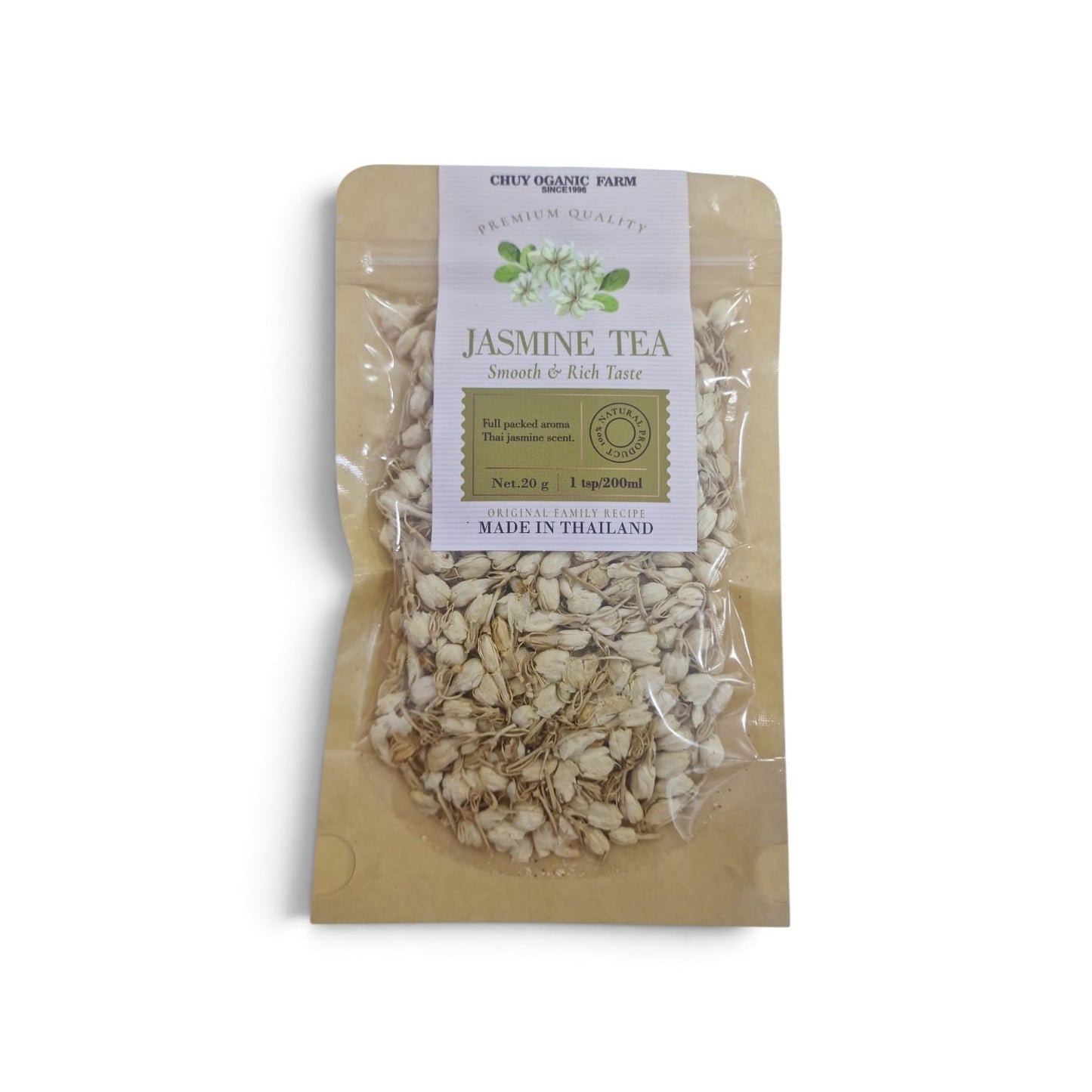 HERBCARE JASMINE TEA SMOOTH AND RICH TASTE 20G