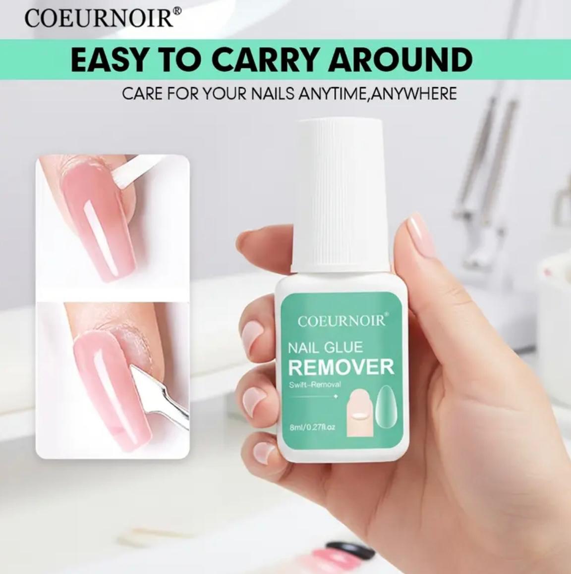 COEURNOIR NAIL GLUE AND GLUE REMOVER KIT