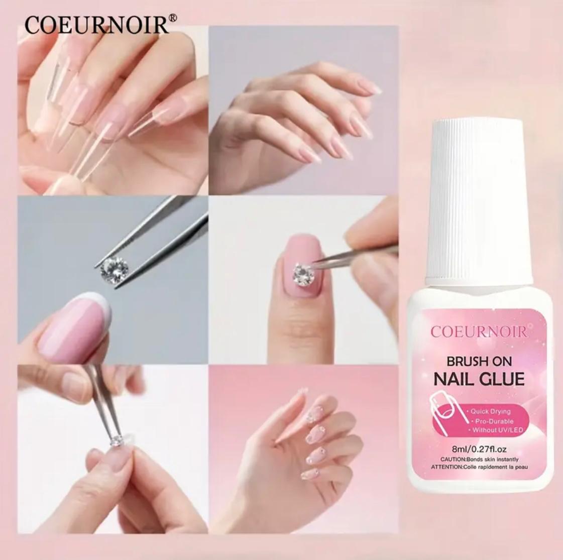 COEURNOIR NAIL GLUE AND GLUE REMOVER KIT