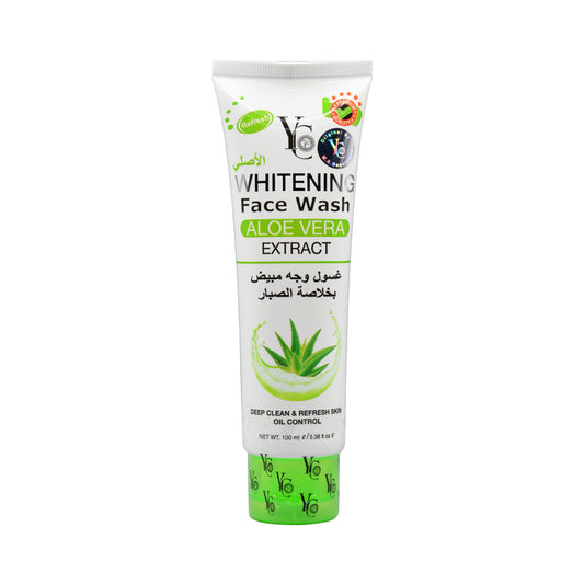 YC WHITENING FACE WASH ALOE VERA EXTRACT 100ML