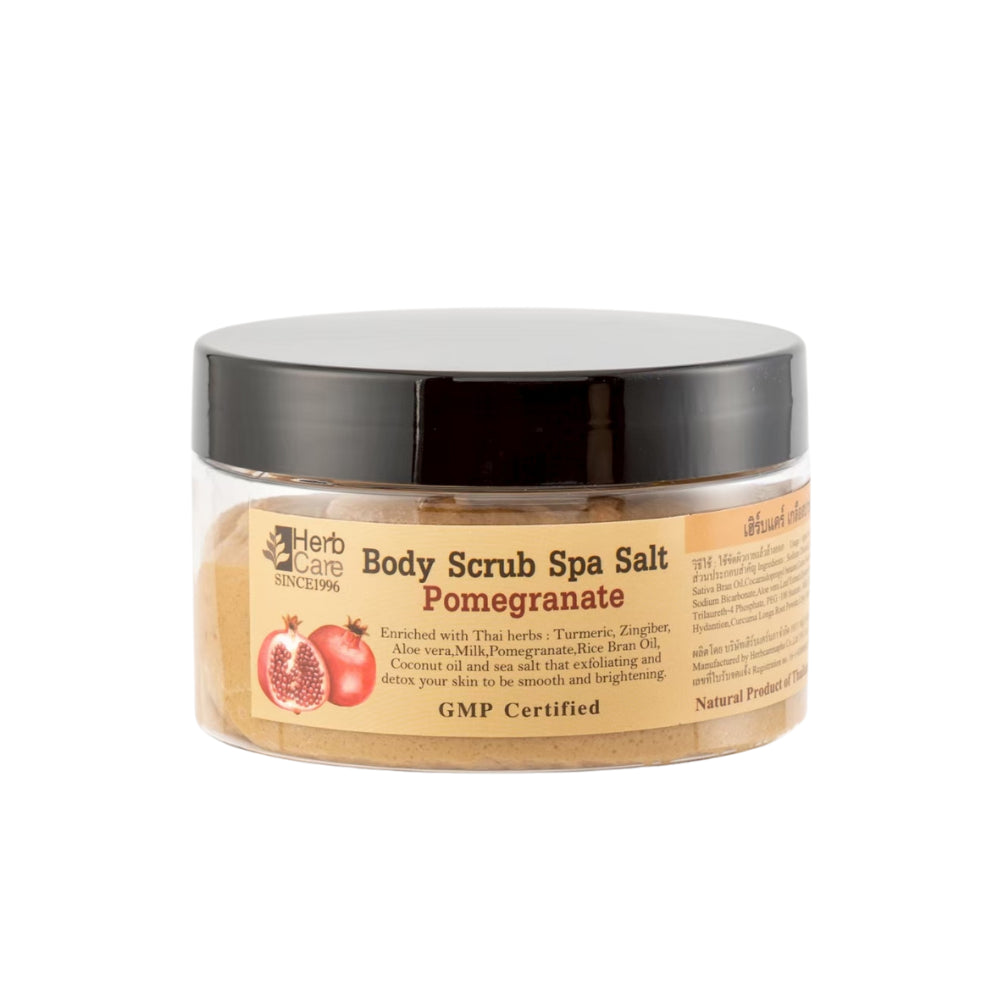 HERBCARE BODY SCRUB SPA SALT POMEGRANATE 250G