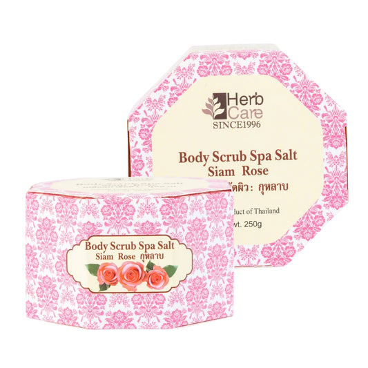 HERBCARE BODY SCRUB SPA SALT SIAM ROSE 250G