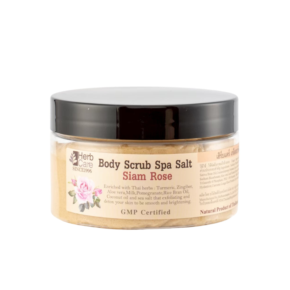 HERBCARE BODY SCRUB SPA SALT SIAM ROSE 250G