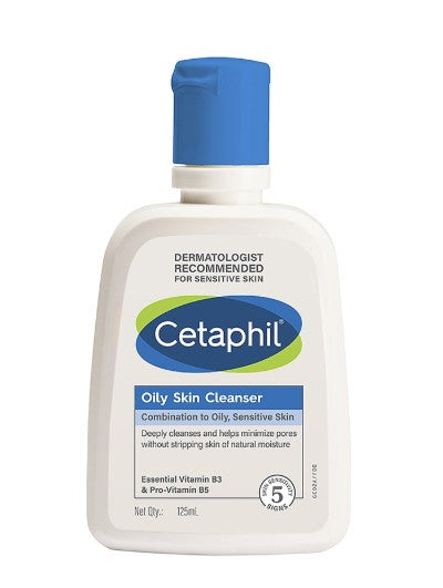 Cetaphil Oily Skin Cleanser For Combination To Oily Sensitive Skin 125ML