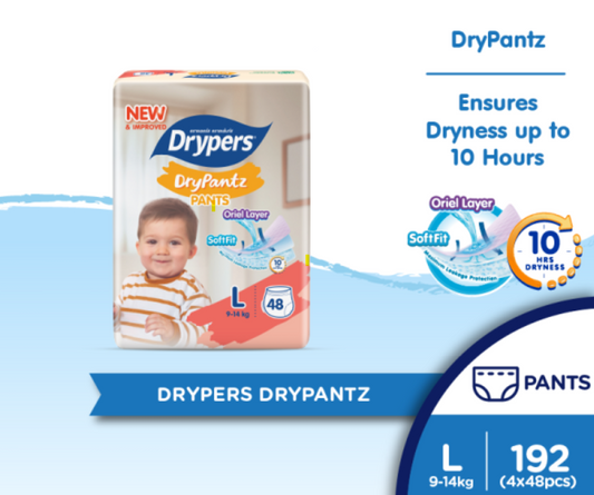 DRYPERS DRYPANTZ MEGA PACK L48 9-14KG