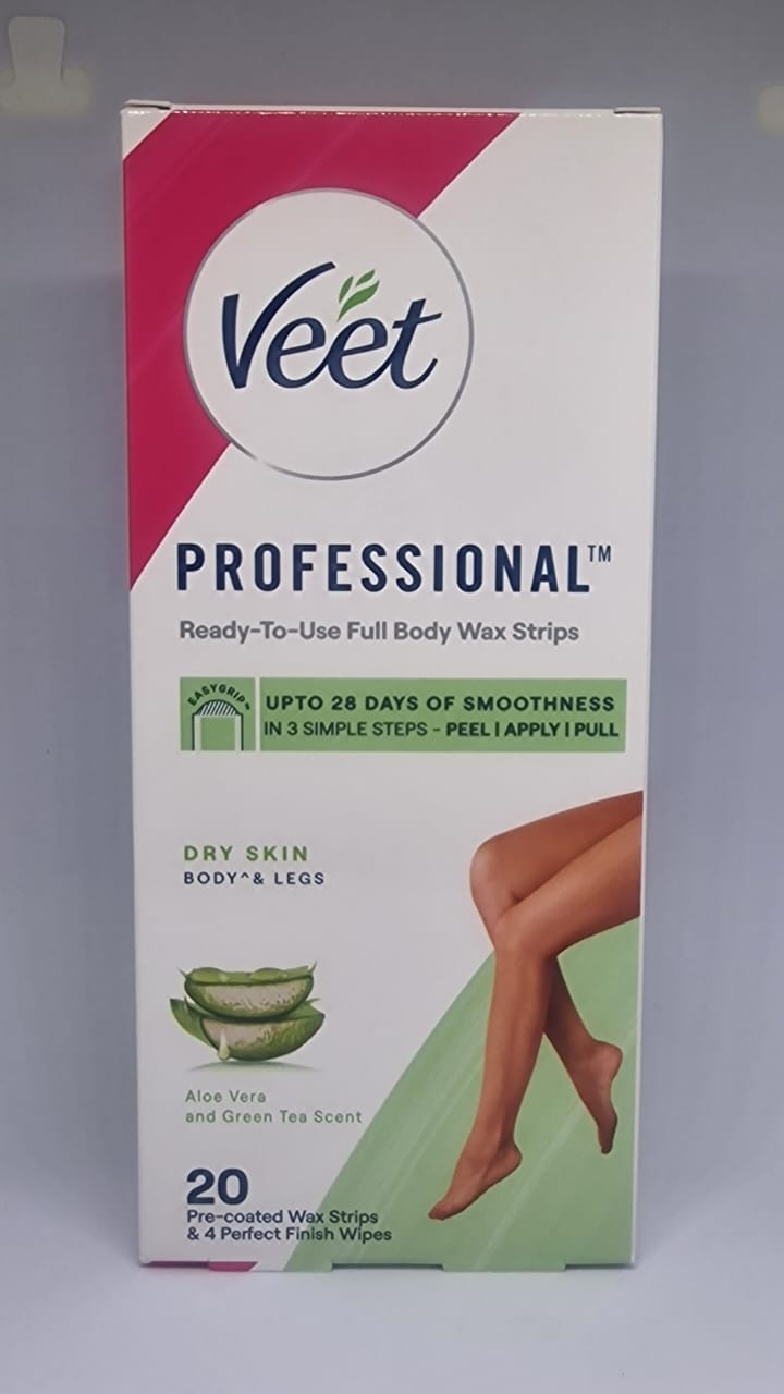 VEET WAX STRIP DRY SKIN 20'S
