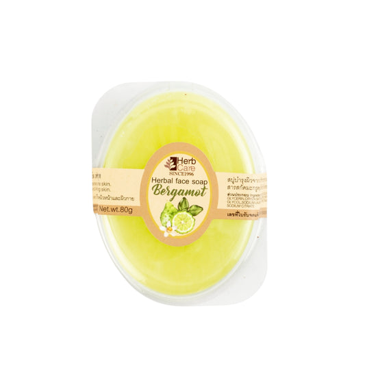 HERBCARE BERGAMOT FACE AND BODY SOAP BAR 80G