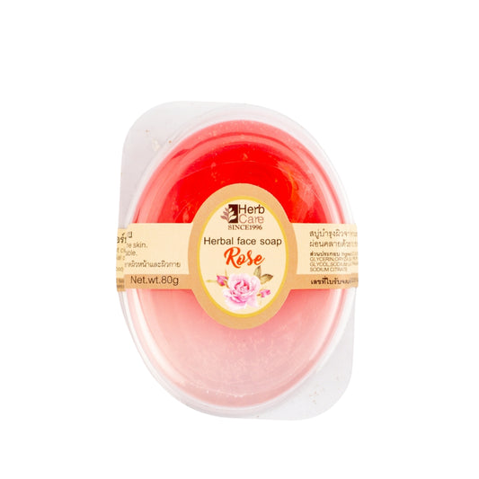 HERBCARE ROSE FACE AND BODY SOAP BAR 80G
