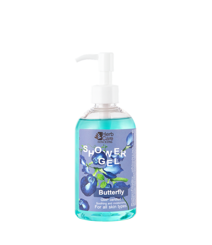 HERBCARE SHOWER GEL BUTTERFLY PEA 250ML