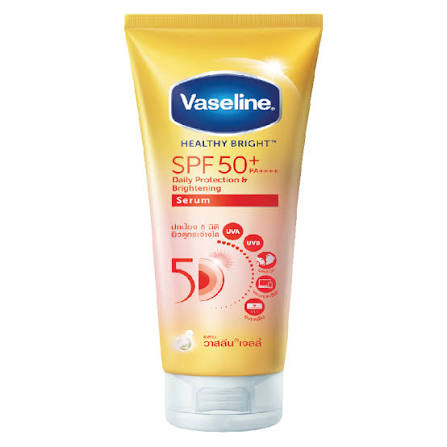 VASELINE HEALTHY BRIGHT SPF50+ PA++++ DAILY PROTECTION & BRIGHTENING SERUM 70ML