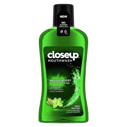 CLOSEUP MOUTH WASH NATURE BOOST 500ML