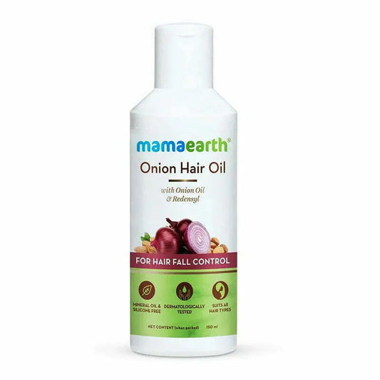 MAMAEARTH ONION HAIR OIL FOR HAIRL FALL CONTROL 150ML