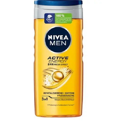 NIVEA MEN ACTIVE ENERGY 24H FRESH EFFECT 3IN1 SHOWER GEL 250M