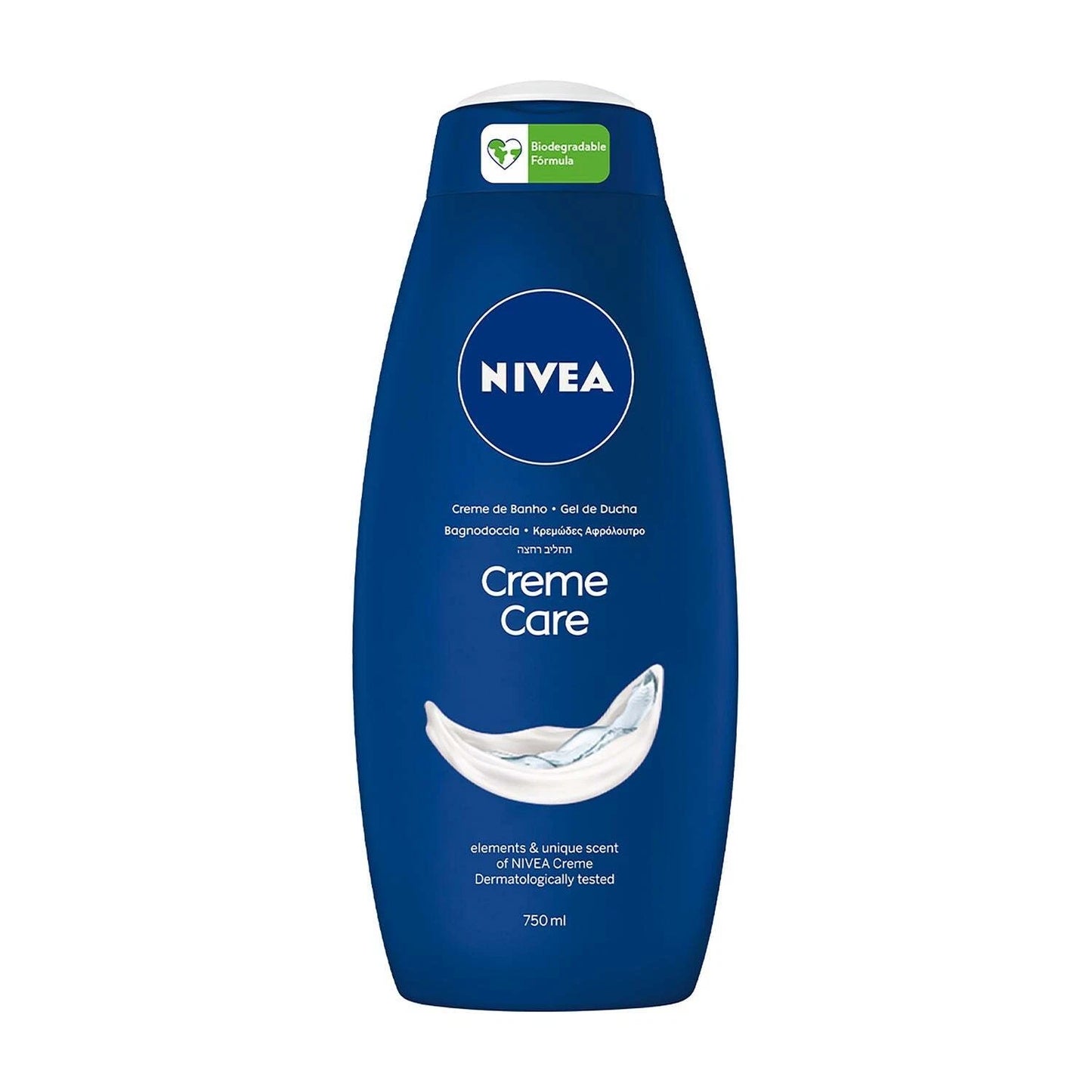 NIVEA CREME CARE CARING BATH FOAM SHOWER GEL 750ML
