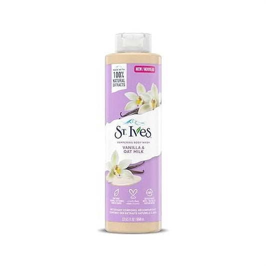 ST IVES BODY WASH VANILLA & OAT MILK 650ML