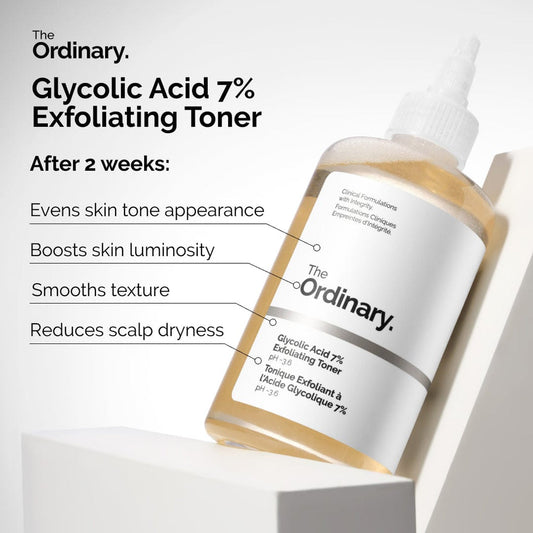 THE ORDINARY GLYCOLIC ACID 7% EXFOLIATING TONER PH-3.6 240ML