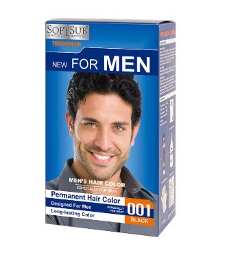 SOFTSUB MEN'S HAIR COLOR BLACK 001