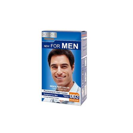 SOFTSUB MEN'S HAIR COLOR MEDIUM BROWN 003