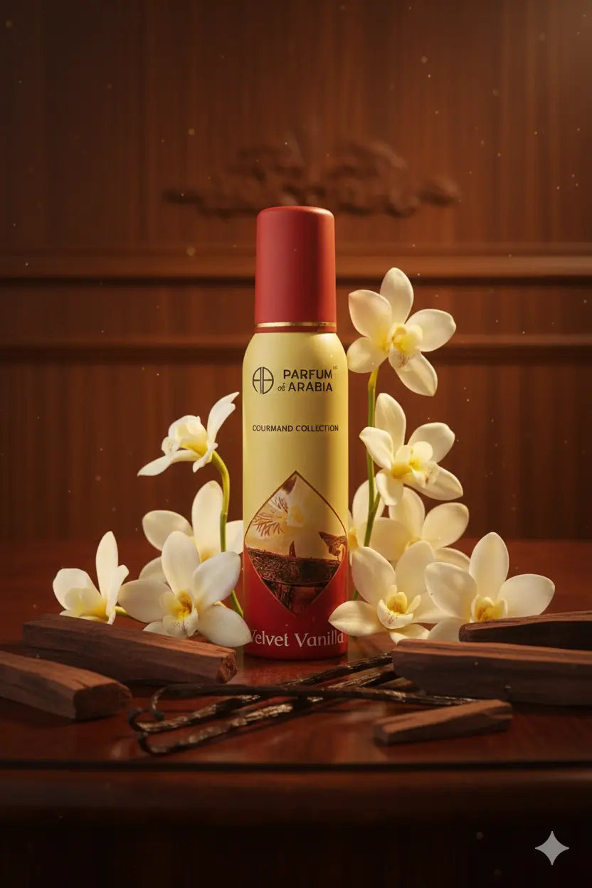 PARFUM DE ARABIA GOURMAND COLLECTION BODY SPRAY VELVET VANILLA 150ML