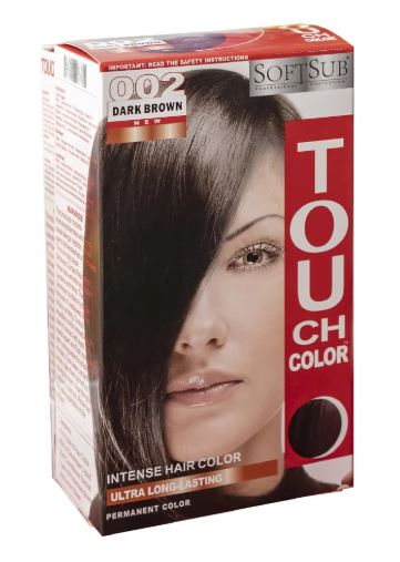 SOFTSUB TOUCH WOMEN HAIR COLOR DARK BROWN 002